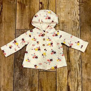 Quilted Floral Lightweight Jacket